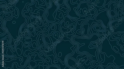 seamless looping topographic animation background
