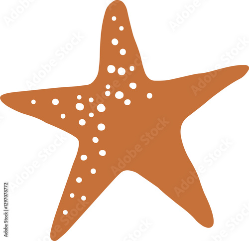 Vintage starfish illustration