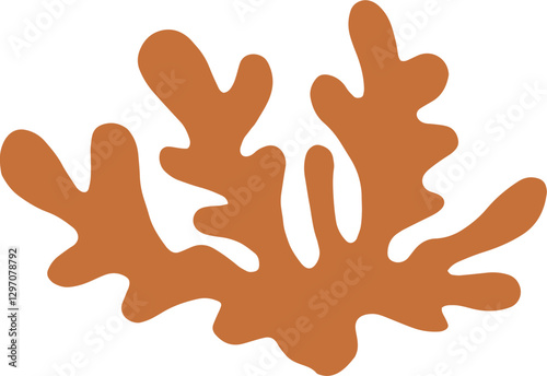 Hand-drawn seaweed illustration 