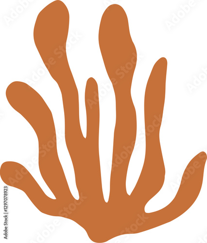 Hand-drawn seaweed illustration 