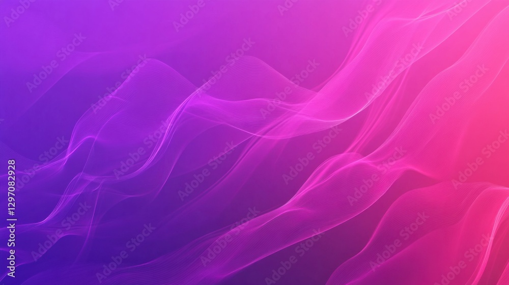 Fototapeta premium Abstract Gradient Background with Translucent Waves