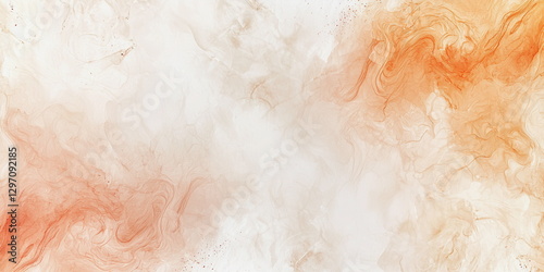 Abstract orange background. Soft watercolor stains