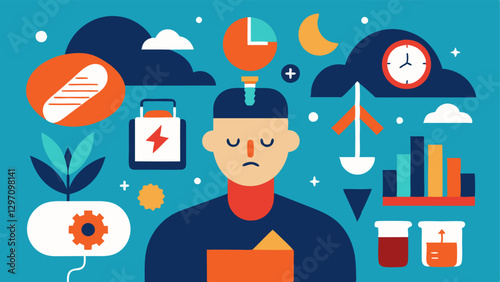 These illustrations could effectively communicate the theme of overstimulation and its impact on mental wellbeing in modern life.