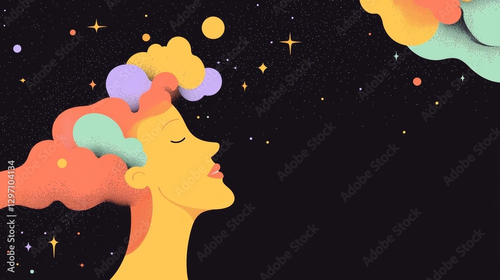Creative expression of emotions in a colorful cosmic dreamscape digital art abstract style vibrant environment artistic viewpoint Creative expression of emotions in a colorful cosmic dreamscape digital art abstract style vibrant environment artistic viewpoint