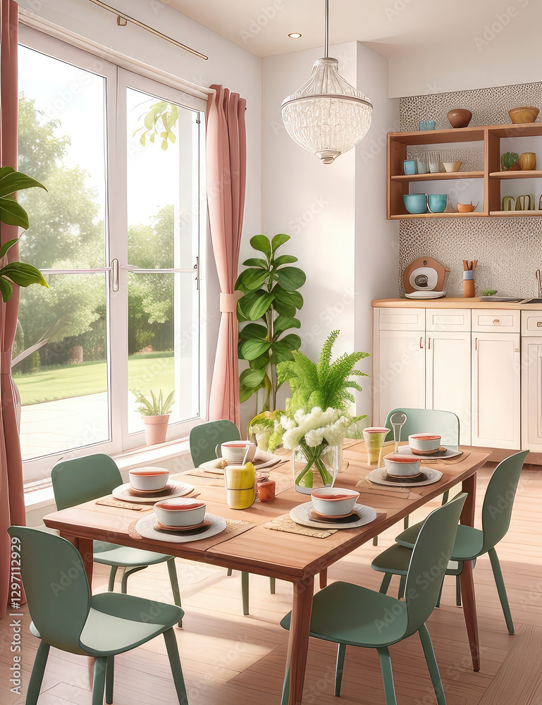Fototapeta premium home interior decoration design