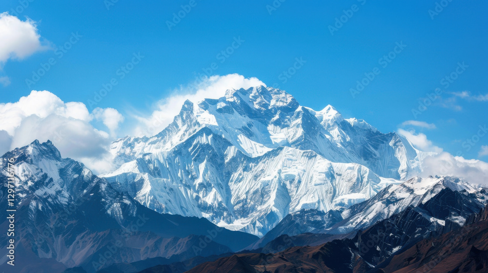 Obraz premium snow covered mountains
