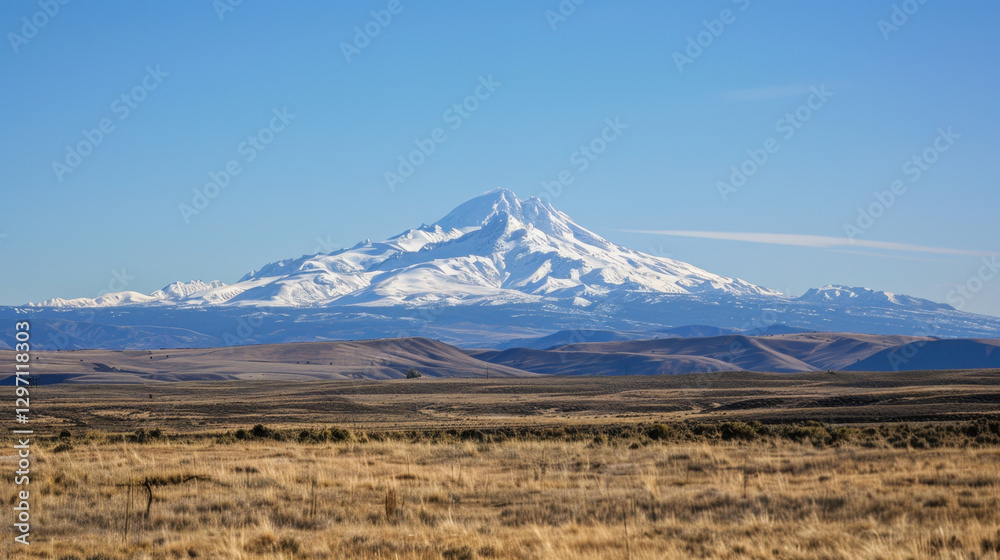 Fototapeta premium snow covered mountains
