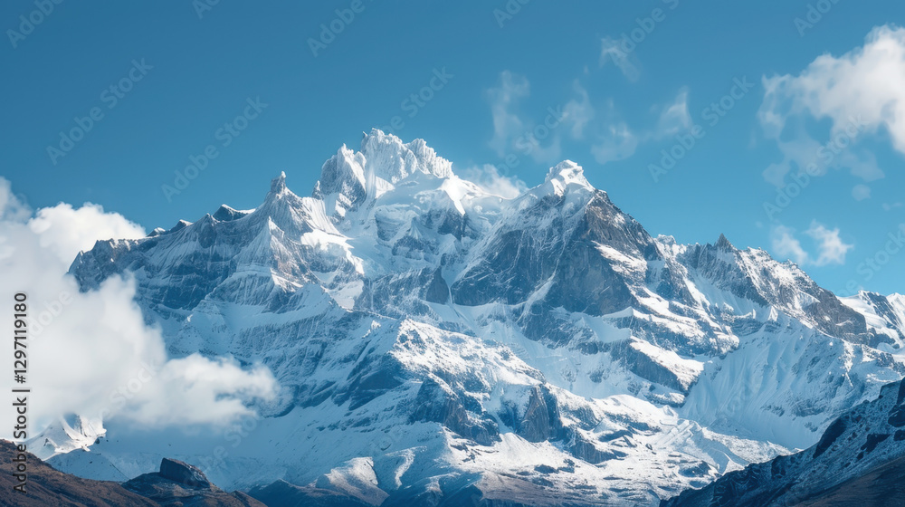 Obraz premium snow covered mountains