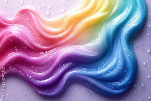 An abstract rainbow backgro...