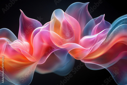 An abstract representation ...