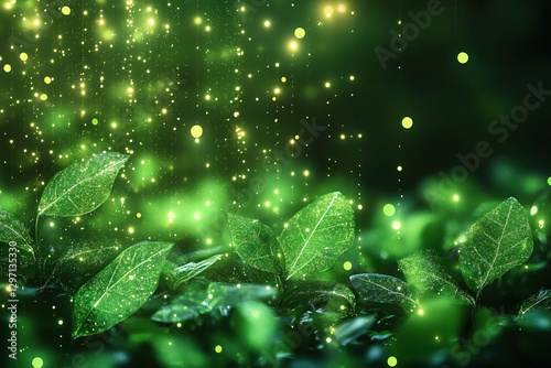 Green technology background...