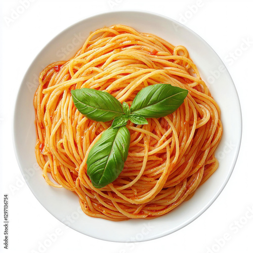 italian dish isolated