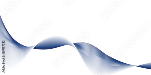 abstract blue wave