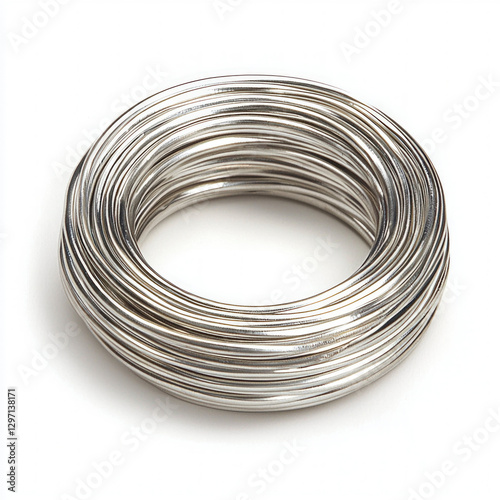 metal wire isolated