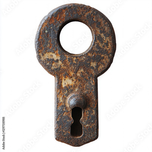 padlock key isolated