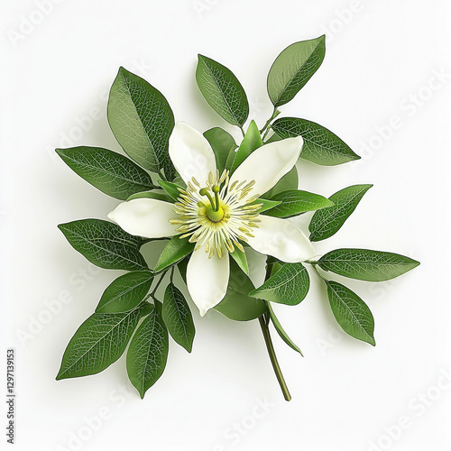passion flower isolated