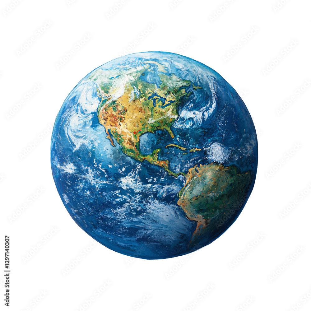 Earth globe isolated on transparent background Earth globe isolated on transparent background