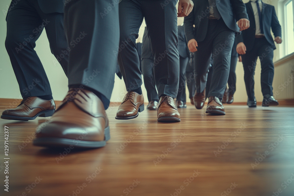 staying ahead of the curve: A businessman leading a race, dynamic and motivational, modern vibe staying ahead of the curve: A businessman leading a race, dynamic and motivational, modern vibe