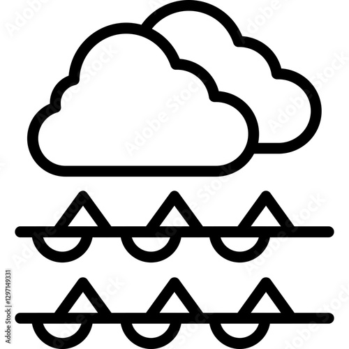 Warm Front Icon