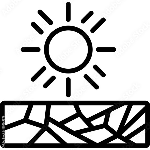 Drought Condition Icon