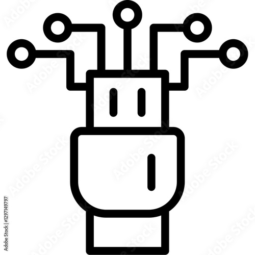 Fiber Optic Cable Icon