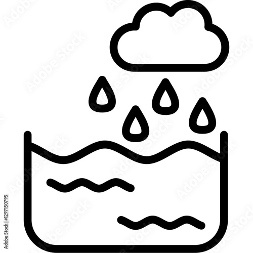 Rainwater Harvesting Icon