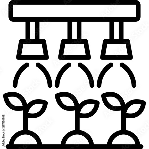 Irrigation Headland Icon