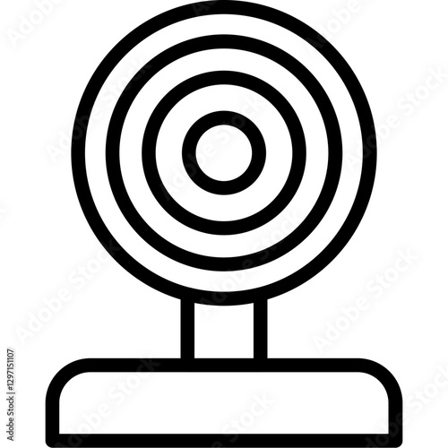 Round Webcam Icon