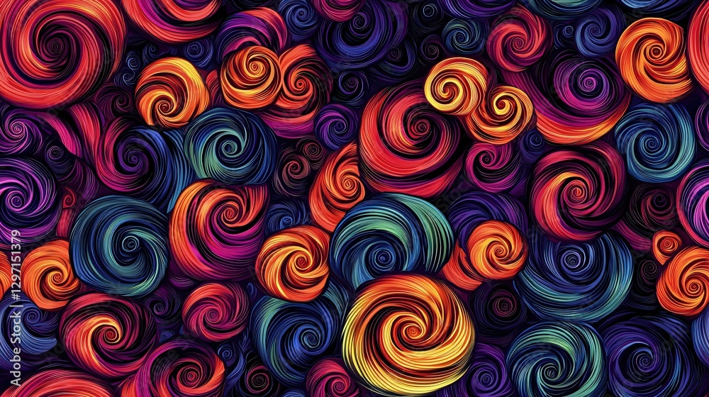Vibrant Swirling Abstract Art A Kaleidoscope of Colors Vibrant Swirling Abstract Art A Kaleidoscope of Colors