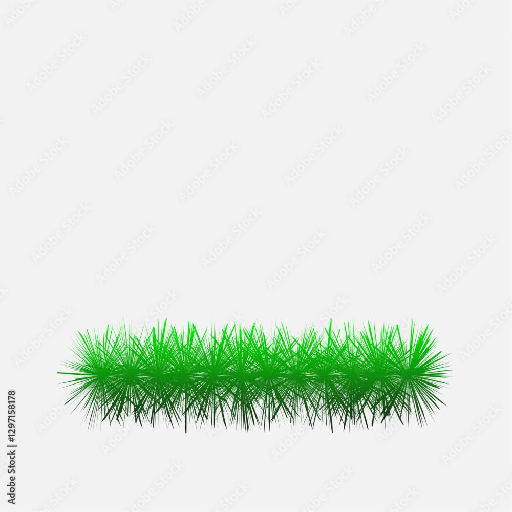 Greenery, grass, branch, on a white background. Vector illustration EPS10 Greenery, grass, branch, on a white background. Vector illustration EPS10