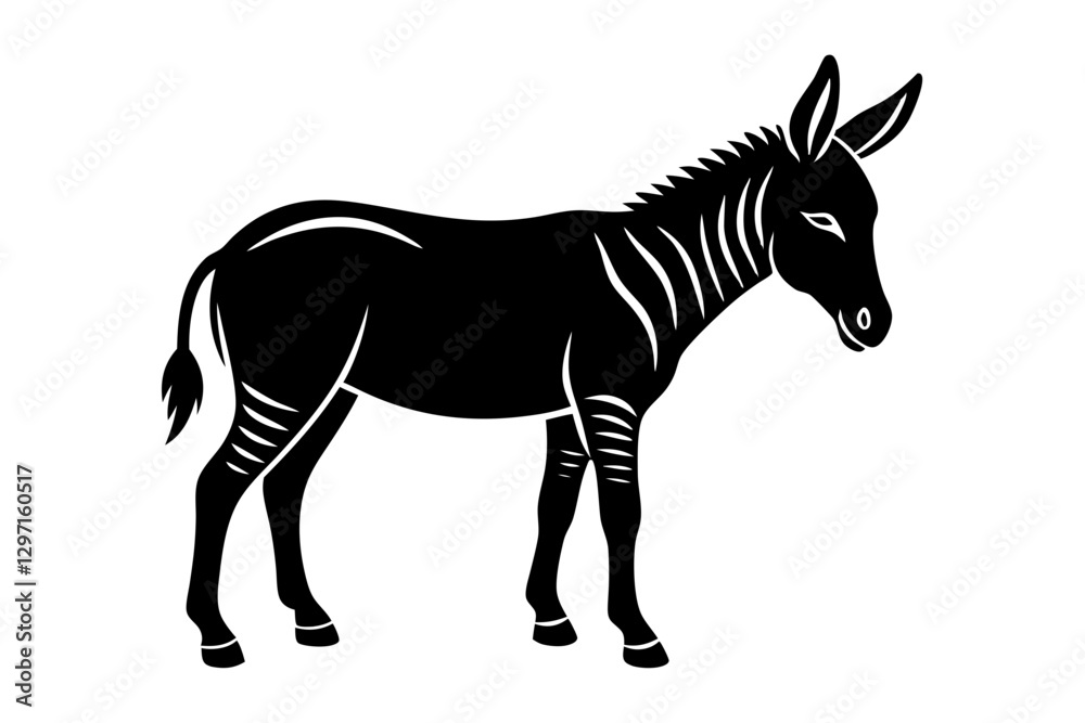 Realistic Onager Vector Illustration for Creative Designs Realistic Onager Vector Illustration for Creative Designs