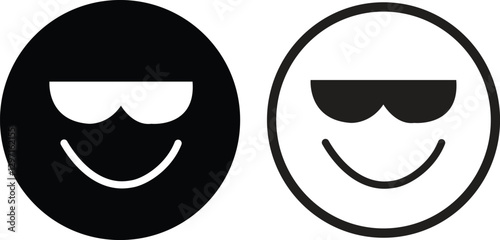 Emoji face icon in flat line set. isolated on transparent background Doodle drawn sketch style. with different expression emotion