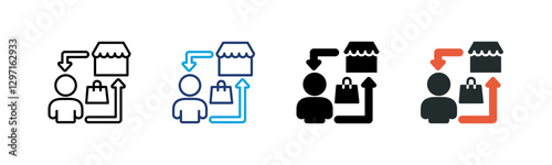 Business To Costumer Icon