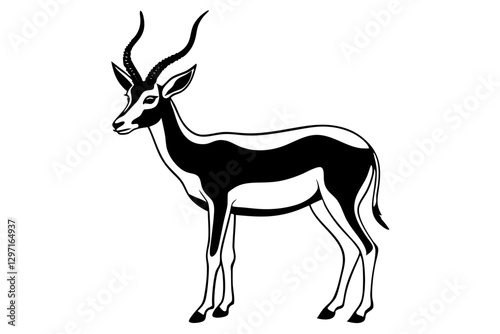 Springbok Vector Art for Graphic Design