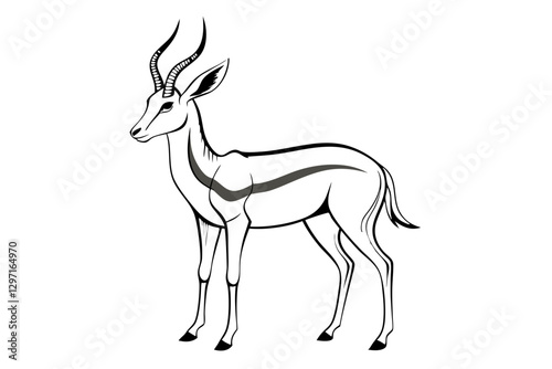 Springbok Vector Art for Graphic Design