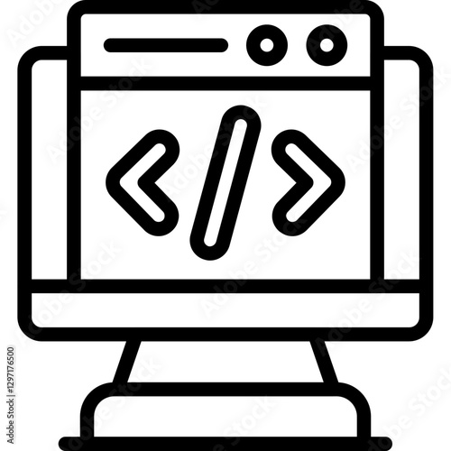 Coding Bracket Icon