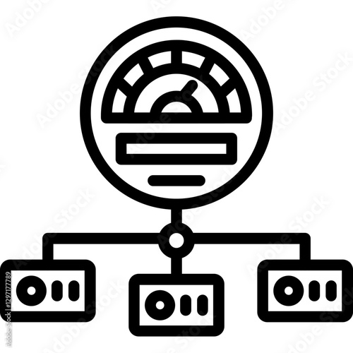 Bandwidth Usage Icon