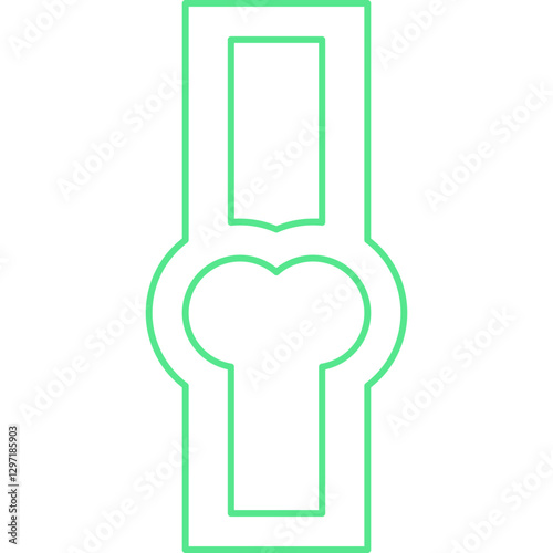 Joint single vector icon illustration