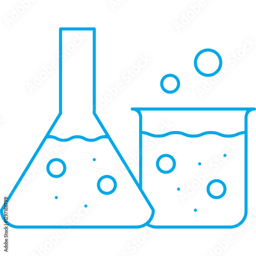 Experiment single vector icon illustration