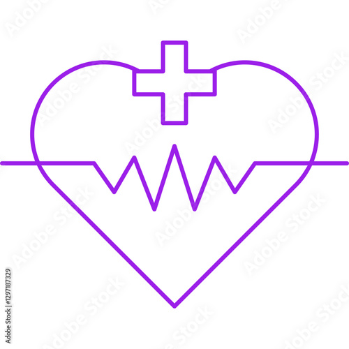 Medical Sign I single vector icon illustration