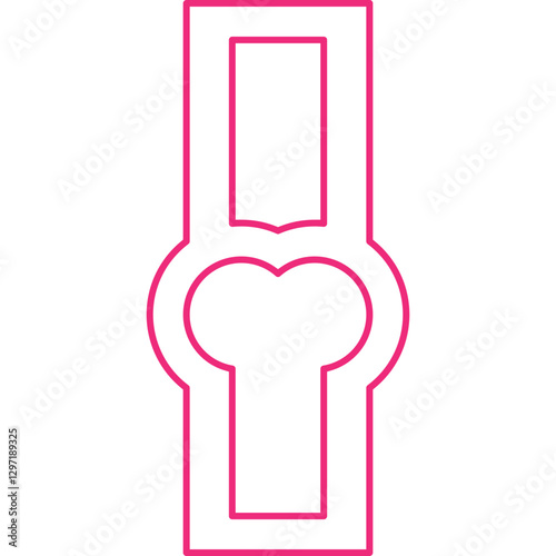 Joint single vector icon illustration