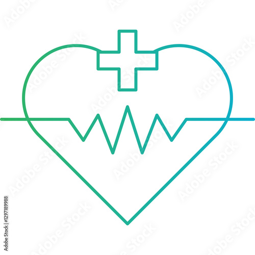 Medical Sign I single vector icon illustration