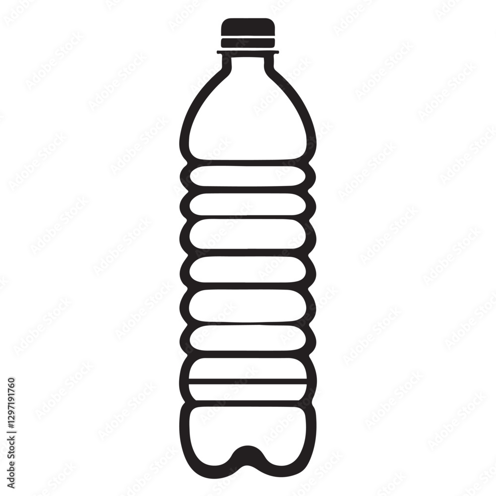 Plastic Water Bottle Reusable Container Environmentally Conscious Hydration Plastic Water Bottle Reusable Container Environmentally Conscious Hydration