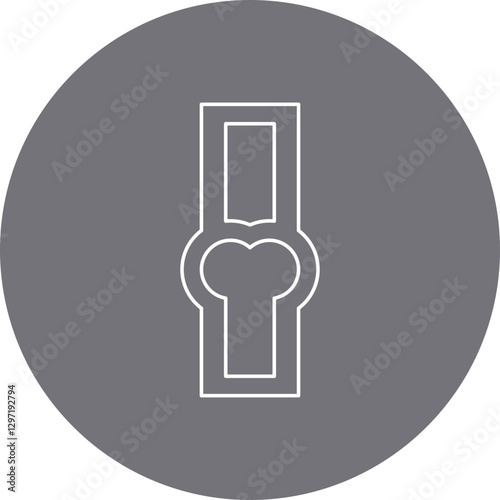 Joint single vector icon illustration