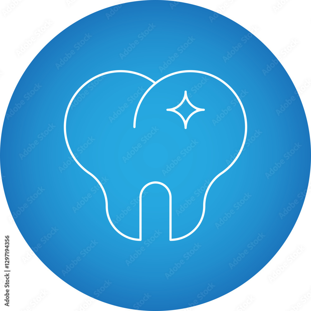 Teeth single vector icon illustration Teeth single vector icon illustration