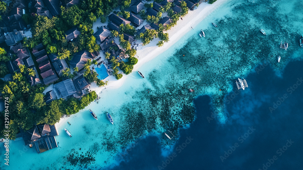 Bird's eye view of sea water showcasing deep blue waves rippling currents and the vast beauty of the ocean.