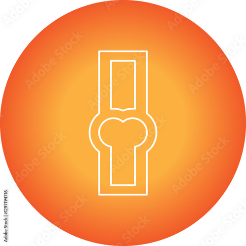 Joint single vector icon illustration