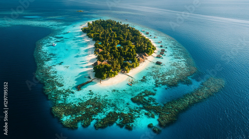 Bird's eye view of sea water capturing the vast ocean with mesmerizing waves and serene natural beauty.