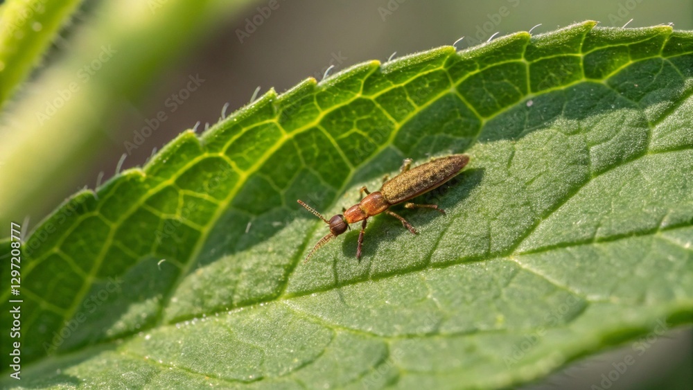 Western Flower Thrips on Spice Leaf - farming and pest control Western Flower Thrips on Spice Leaf - farming and pest control