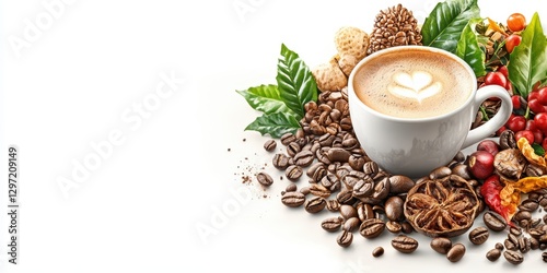 Coffee drink banner